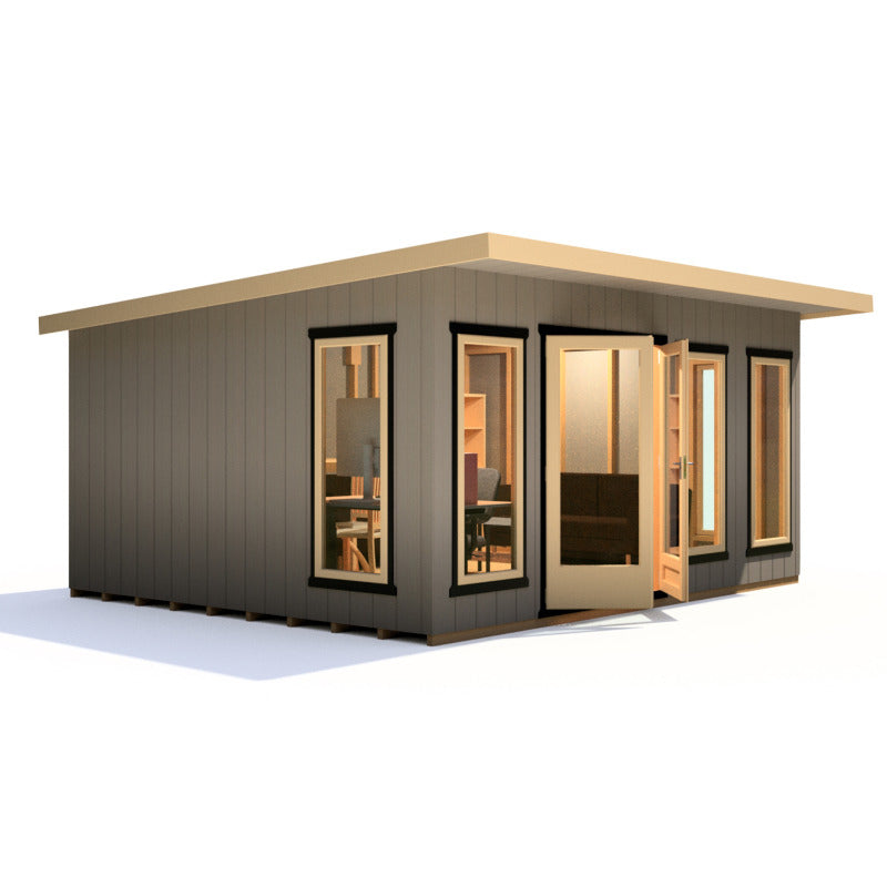 Loxley 16' x 12' Wembley Insulated Garden Room | Sheds.co.uk