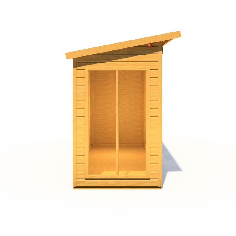 Loxley 16' x 4' Stanton Summer House With Side Shed | Sheds.co.uk