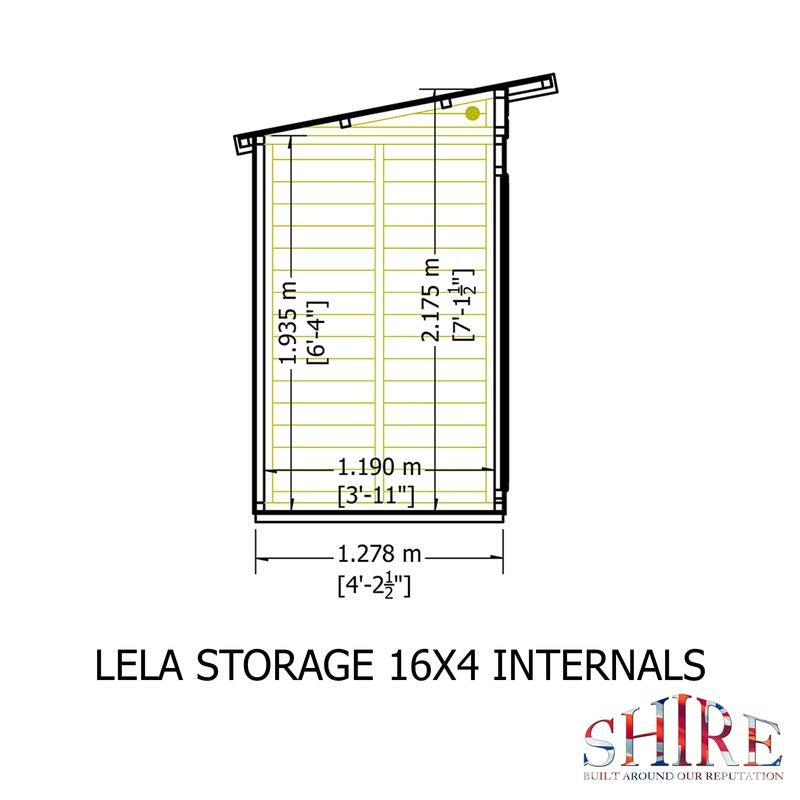 Loxley 16' x 4' Stanton Summer House With Side Shed | Sheds.co.uk