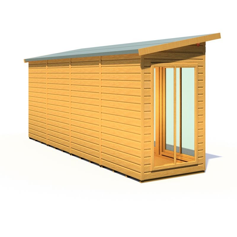 Loxley 16' x 4' Stanton Summer House | Sheds.co.uk