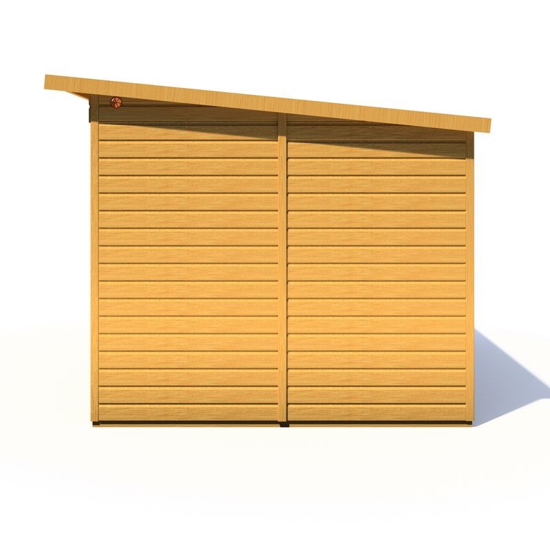 Loxley 16' x 8' Stanton Summer House With Side Shed | Sheds.co.uk