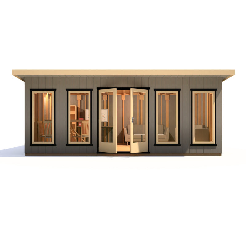 Loxley 20' x 12' Wembley Insulated Garden Room | Sheds.co.uk