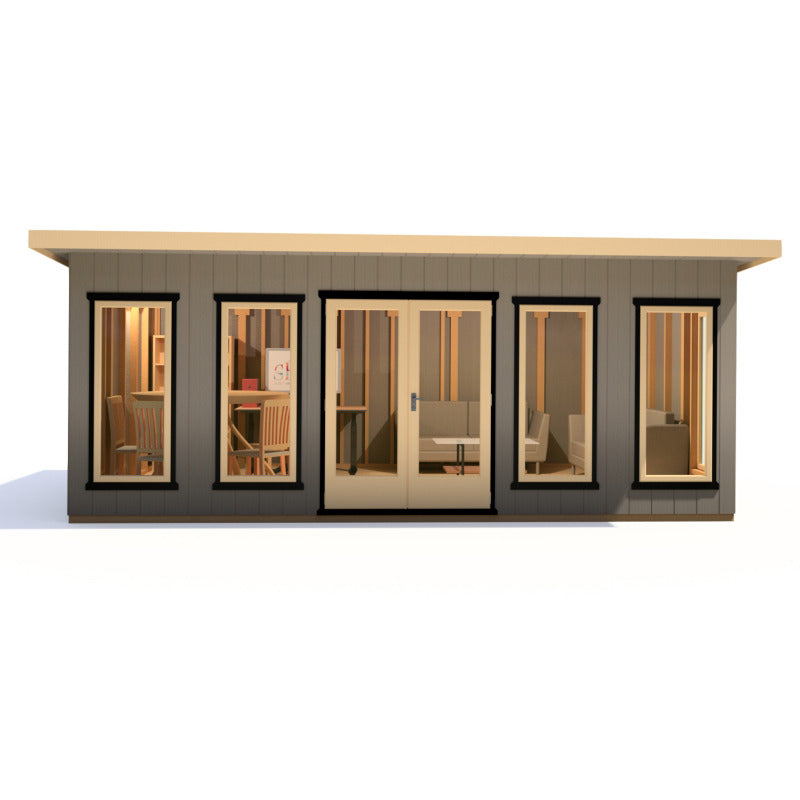 Loxley 20' x 12' Wembley Insulated Garden Room | Sheds.co.uk