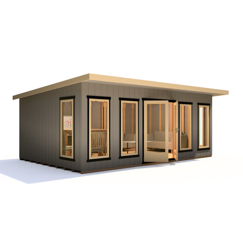 Loxley 20' x 12' Wembley Insulated Garden Room | Sheds.co.uk