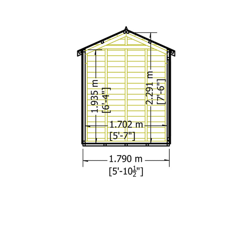 Loxley 20' x 6' Morval Summer House | Sheds.co.uk