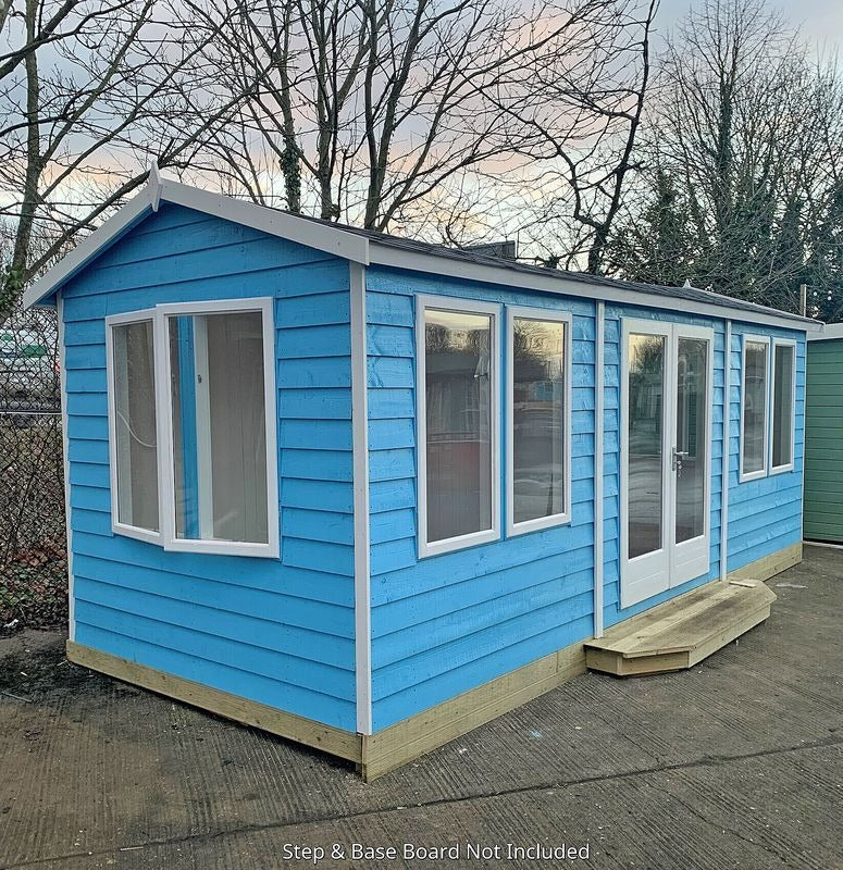 Loxley 20' x 8' Waltham Insulated Garden Room | Sheds.co.uk
