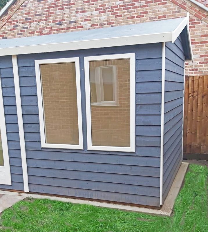 Loxley 20' x 8' Waltham Insulated Garden Room | Sheds.co.uk