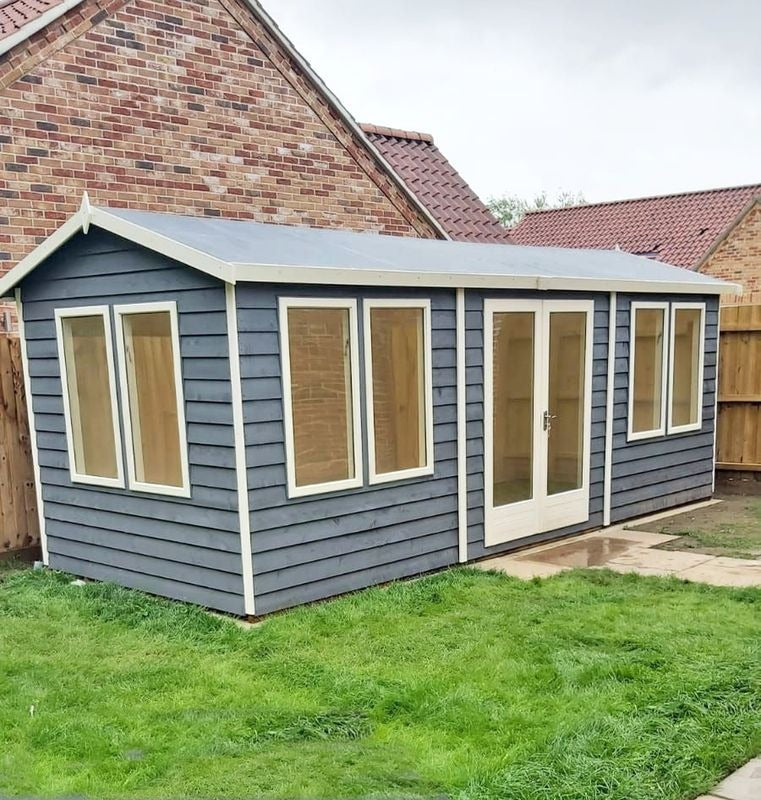 Loxley 20' x 8' Waltham Insulated Garden Room | Sheds.co.uk