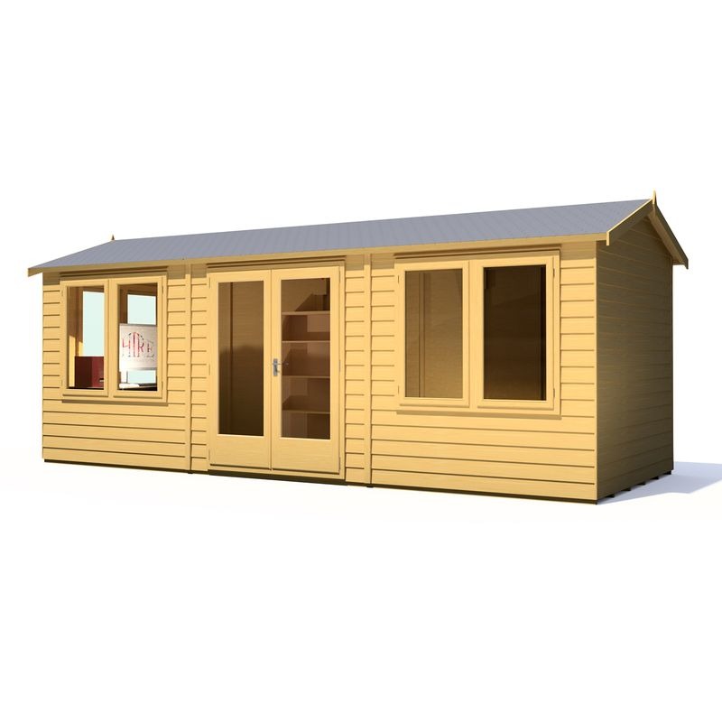 Loxley 20' x 8' Waltham Insulated Garden Room | Sheds.co.uk