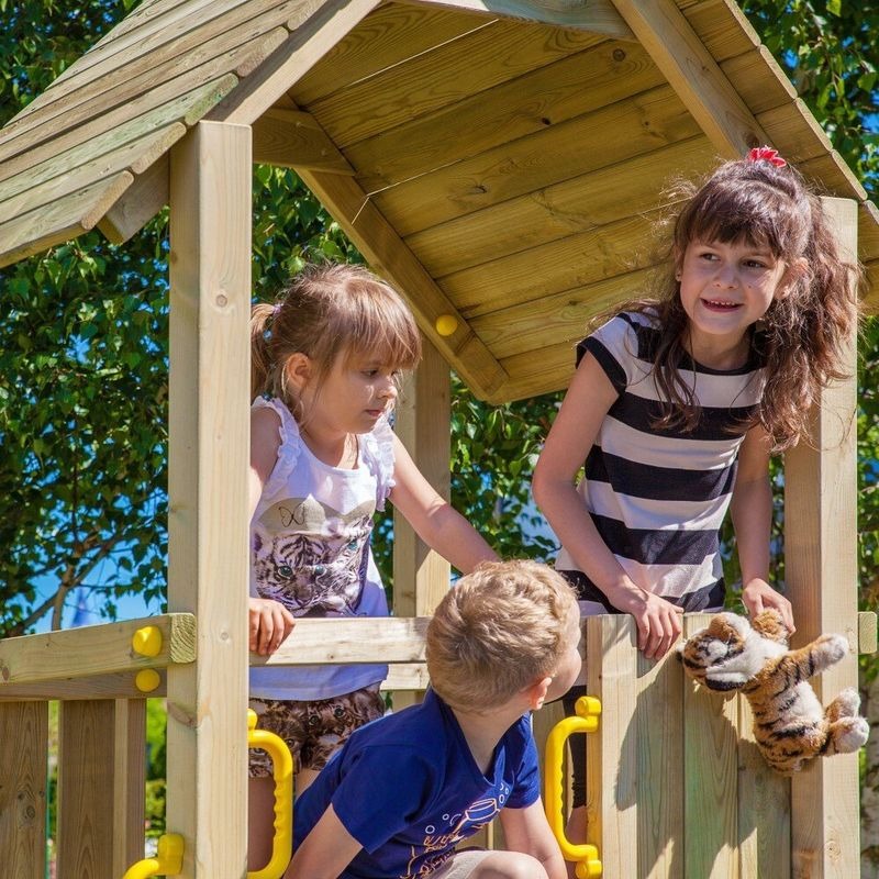 Loxley 4' x 10' Climbing Tower Fortress & Slide | Sheds.co.uk