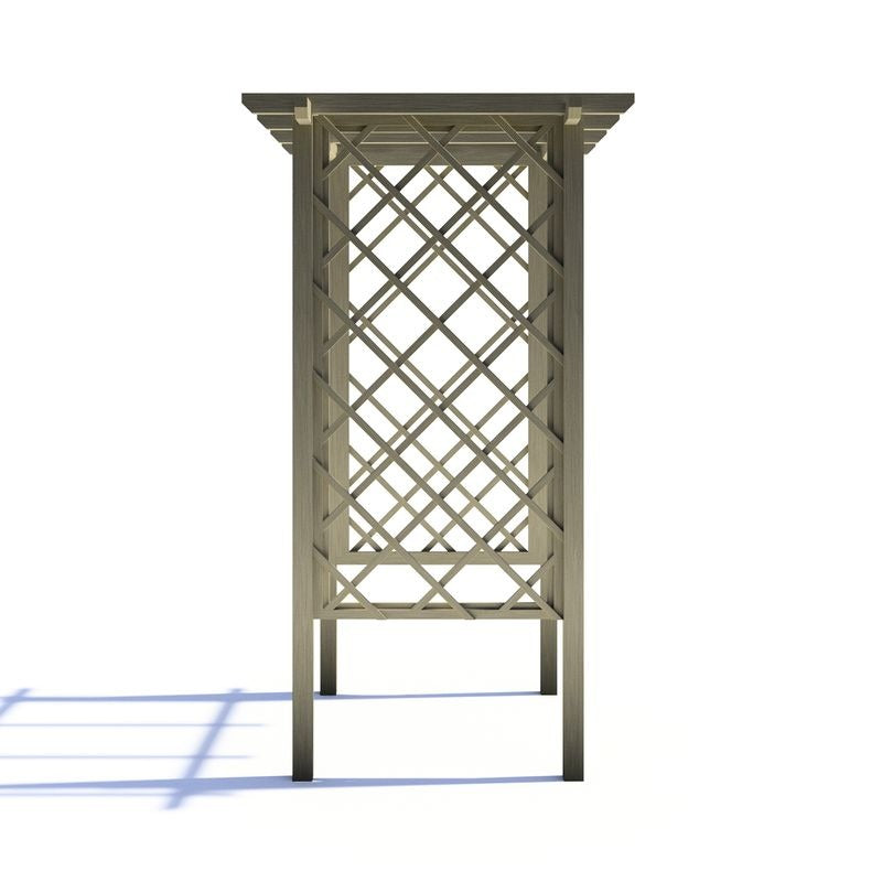 Loxley 4' x 3' Arch Trellis Pergola | Sheds.co.uk