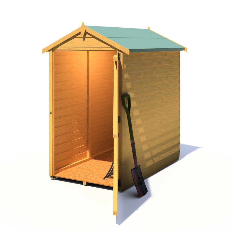 Loxley 3' x 5' Windowless Overlap Apex Shed | Sheds.co.uk