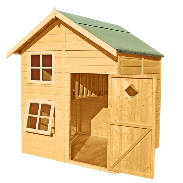 Loxley 5' x 5' Mint Playhouse | Sheds.co.uk