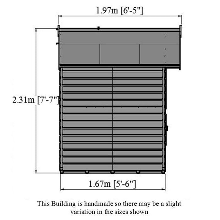 Loxley 5' x 5' Mint Playhouse | Sheds.co.uk