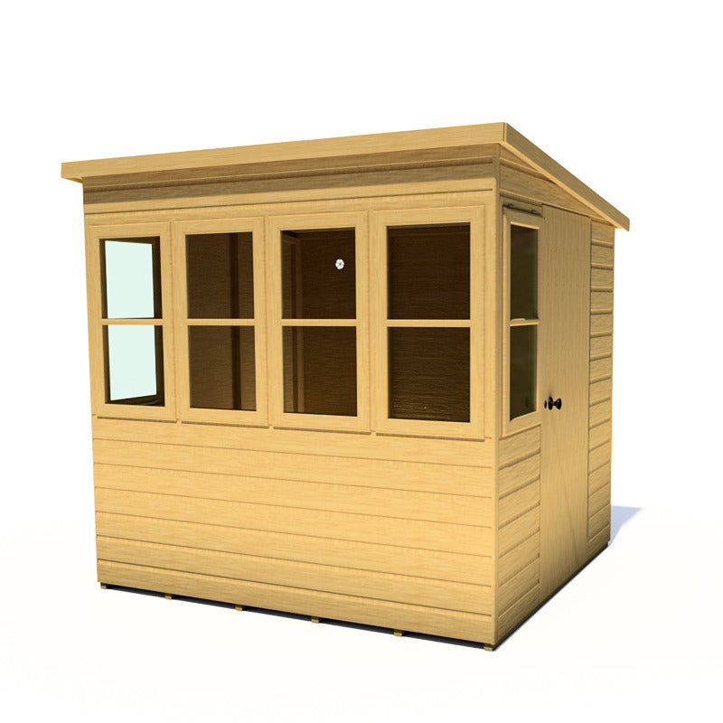Loxley 6' x 6' Shiplap Sun Pent Shed | Sheds.co.uk