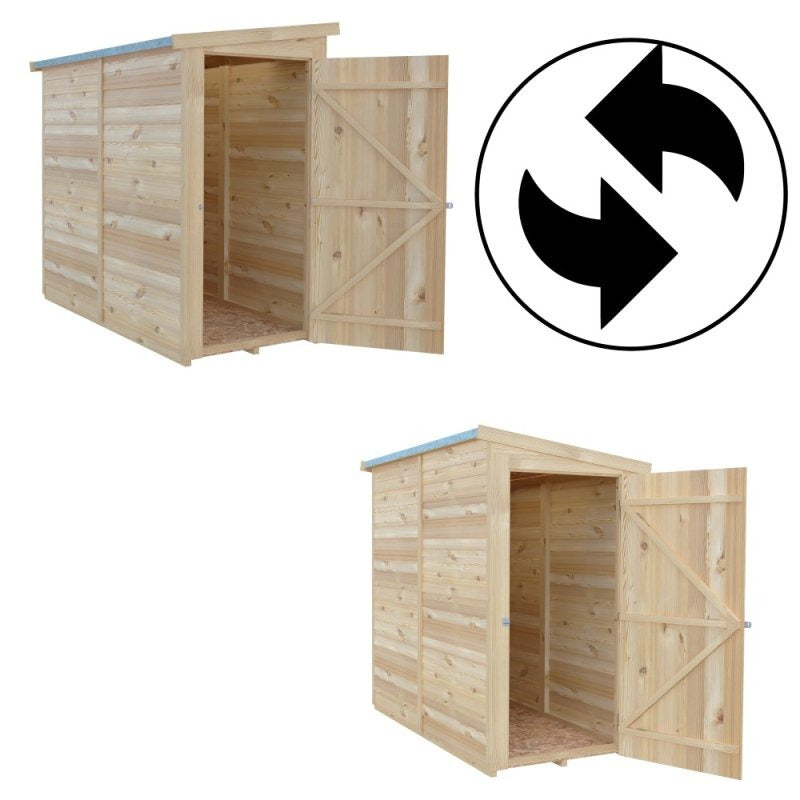 Loxley 6' x 3' Windowless Overlap Lean-To Pent Shed | Sheds.co.uk