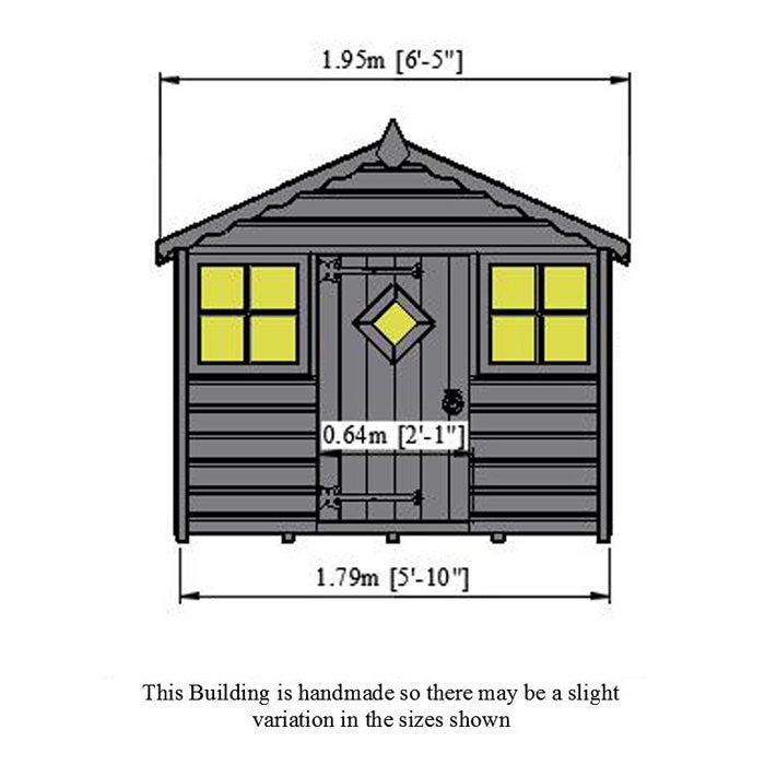 Loxley 6' x 4' Truffle Playhouse | Sheds.co.uk