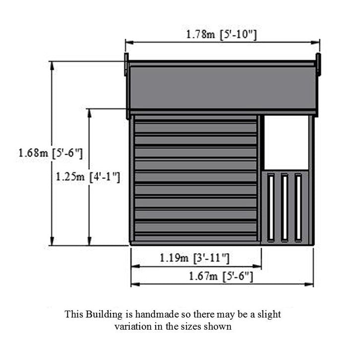 Loxley 6' x 4' Truffle Playhouse | Sheds.co.uk
