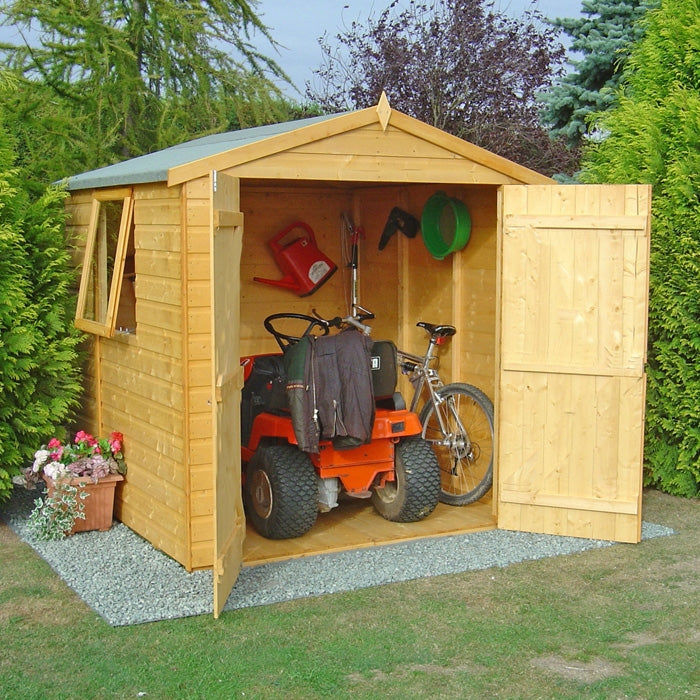 Loxley 6' x 6' Double Door Shiplap Apex Shed | Sheds.co.uk