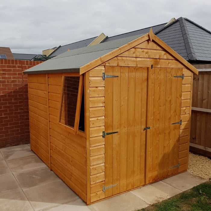 Loxley 6' x 8' Double Door Shiplap Apex Shed | Sheds.co.uk