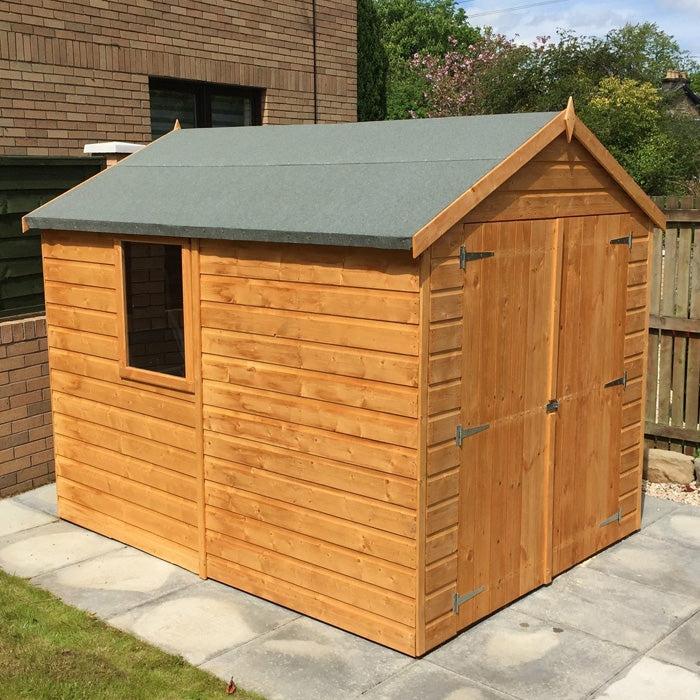 Loxley 6' x 8' Double Door Shiplap Apex Shed | Sheds.co.uk