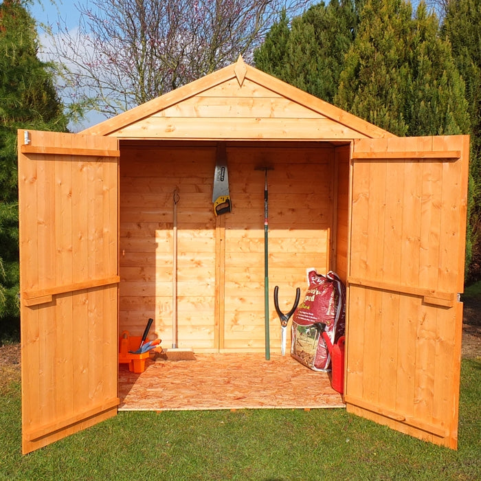 Loxley 6' x 4' Double Door Shiplap Apex Shed | Sheds.co.uk