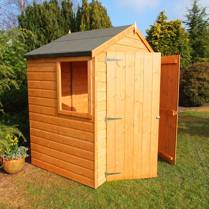 Loxley 6' x 4' Double Door Shiplap Apex Shed | Sheds.co.uk