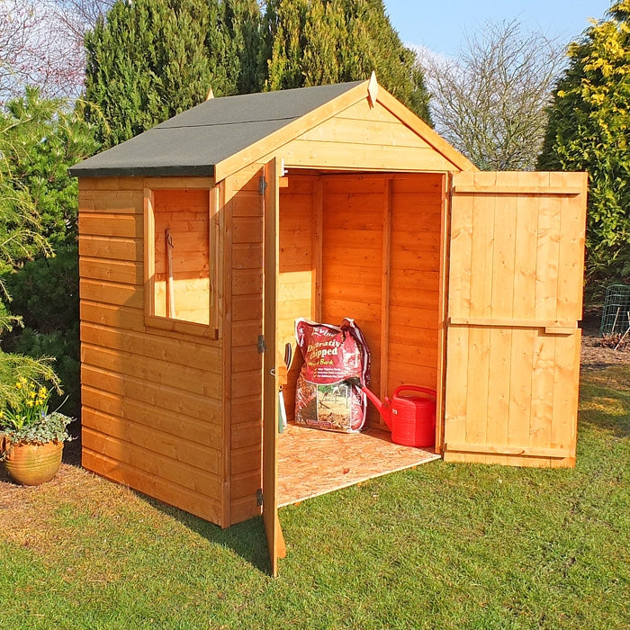 Loxley 6' x 4' Double Door Shiplap Apex Shed | Sheds.co.uk
