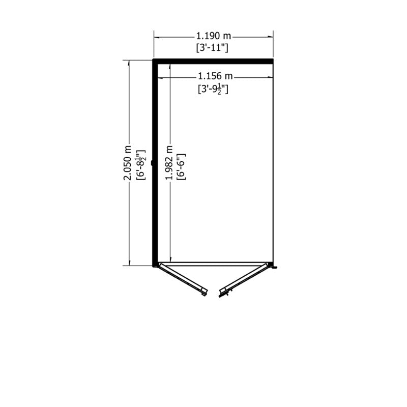 Loxley 7' x 11' Rowan Corner Summer House With Side Shed | Sheds.co.uk