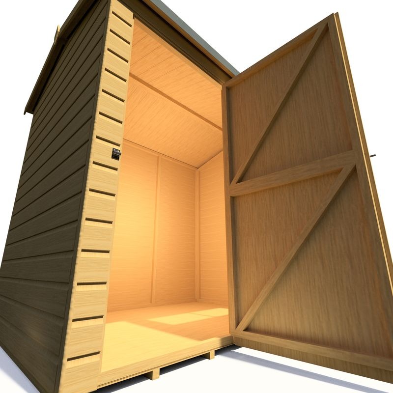 Loxley 7' x 5' Premium Shiplap Reverse Apex Shed | Sheds.co.uk