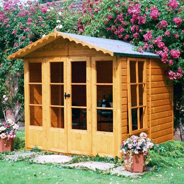 Loxley 7' x 10' Hallow Summer House | Sheds.co.uk
