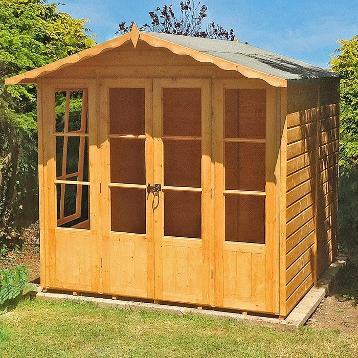 Loxley 7' x 7' Hallow Summer House | Sheds.co.uk