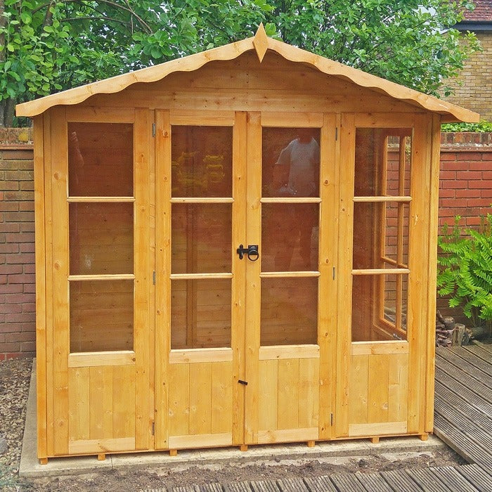 Loxley 7' x 7' Hallow Summer House | Sheds.co.uk