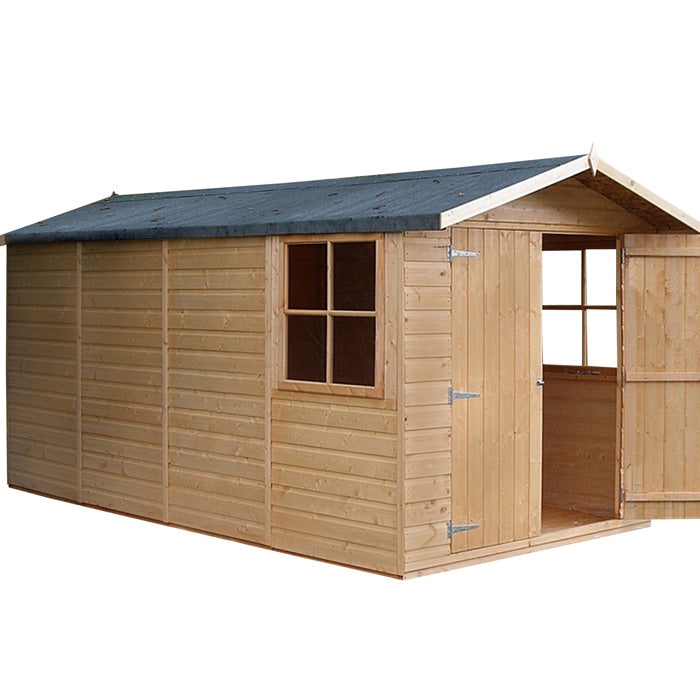 Loxley 7' x 13' Double Door Shiplap Apex Shed | Sheds.co.uk