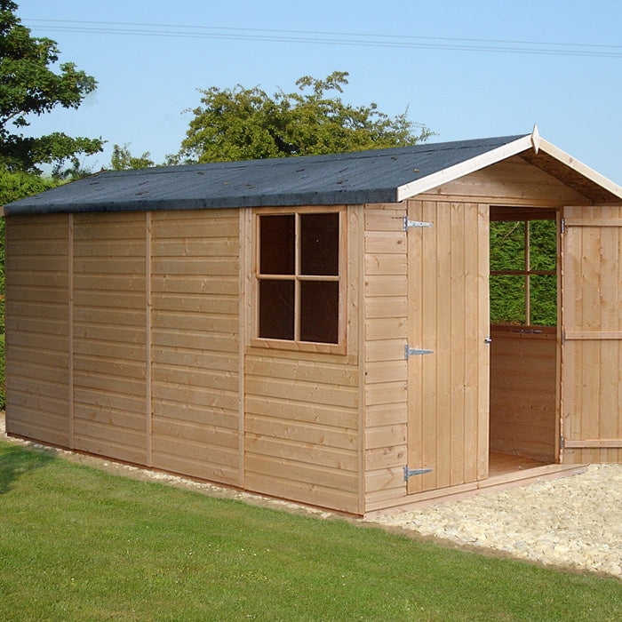 Loxley 7' x 13' Double Door Shiplap Apex Shed | Sheds.co.uk