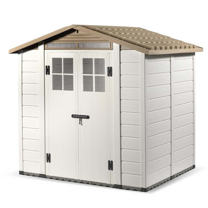 Loxley 7' x 5' Plastic Mediterranean Apex Shed | Sheds.co.uk
