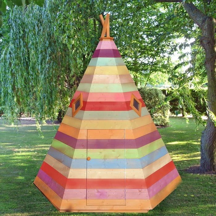 Loxley 7' x 6' Toffee Playhouse | Sheds.co.uk