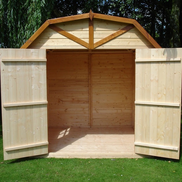 Loxley 7' x 7' Double Door Shiplap Barn | Sheds.co.uk