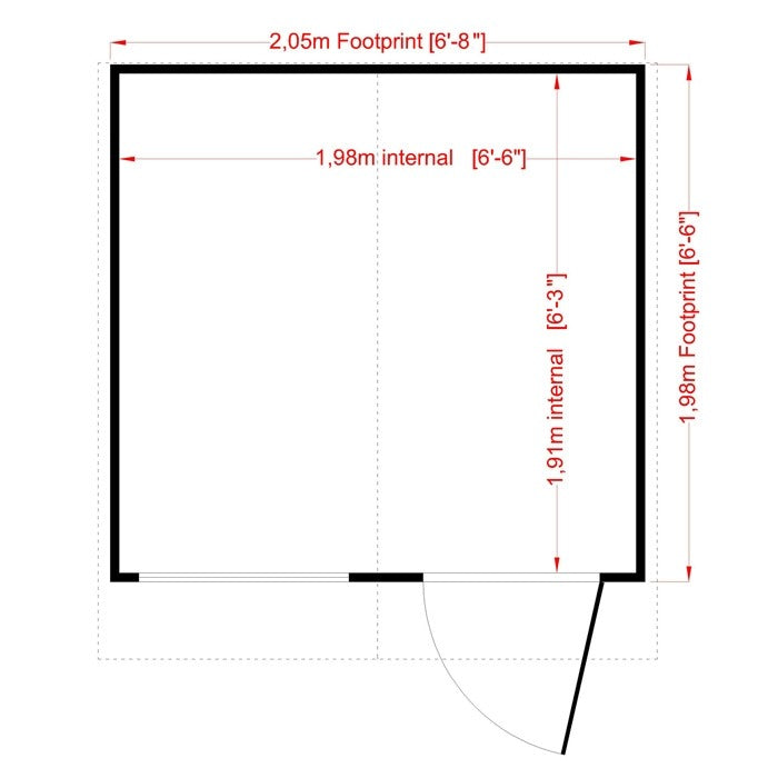 Loxley 7' x 7' Shiplap Apex Shed | Sheds.co.uk