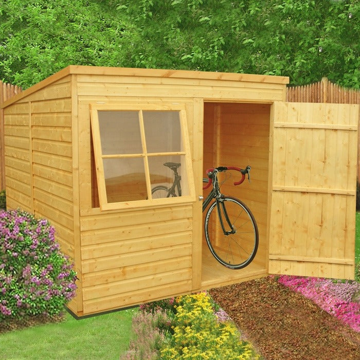 Loxley 7' x 7' Shiplap Pent Shed | Sheds.co.uk