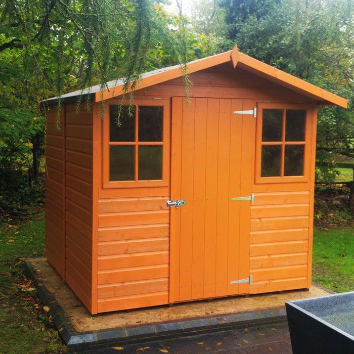 Loxley 7' x 7' Traditional Shiplap Apex Shed | Sheds.co.uk
