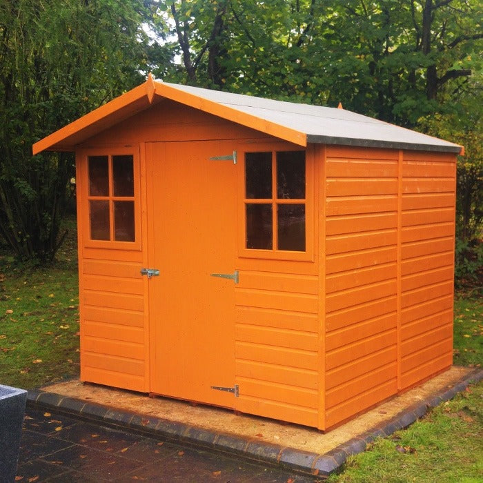 Loxley 7' x 7' Traditional Shiplap Apex Shed | Sheds.co.uk