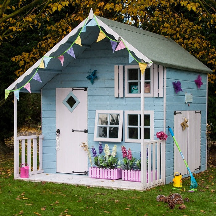 Loxley 7' x 8' Bubblegum Playhouse | Sheds.co.uk