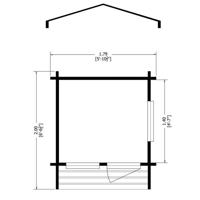 Loxley 10' x 10' Oxhill Corner Summer House | Sheds.co.uk