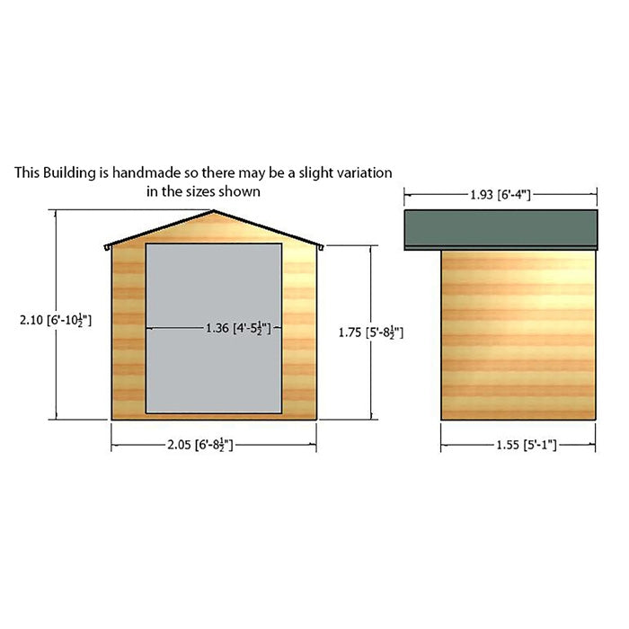 Loxley 7' x 5' Newent Summer House | Sheds.co.uk
