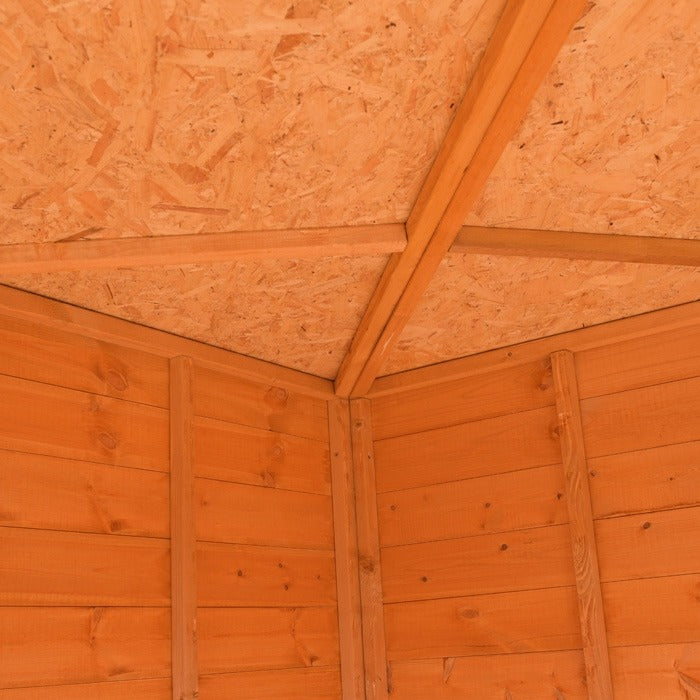 Loxley 7' x 11' Rowan Corner Summer House With Side Shed | Sheds.co.uk