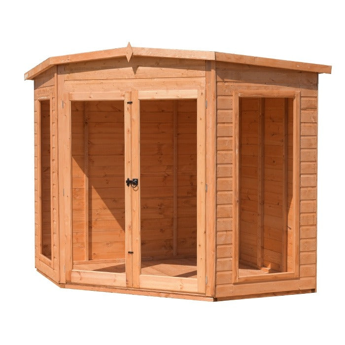 Loxley 7' x 7' Rowan Corner Summer House | Sheds.co.uk