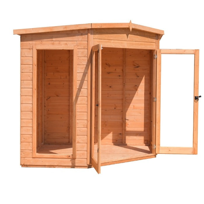 Loxley 8' x 8' Rowan Corner Summer House | Sheds.co.uk