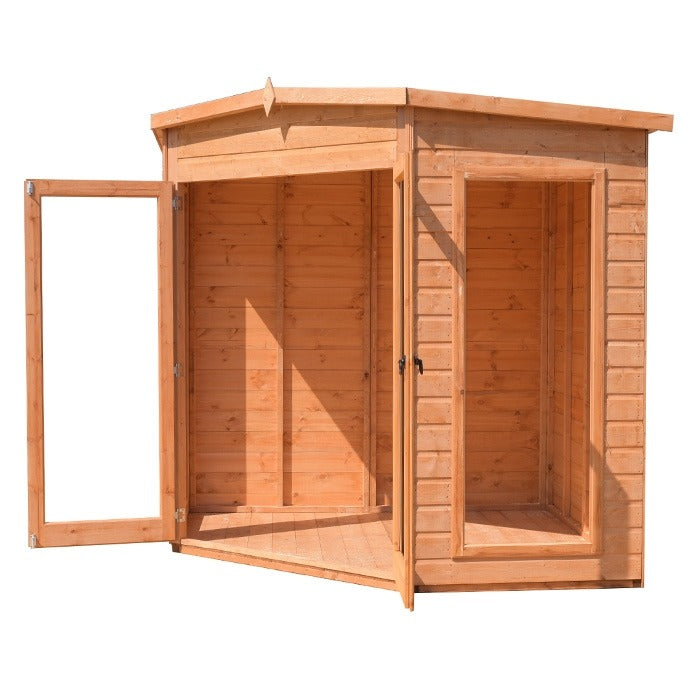 Loxley 7' x 7' Rowan Corner Summer House | Sheds.co.uk