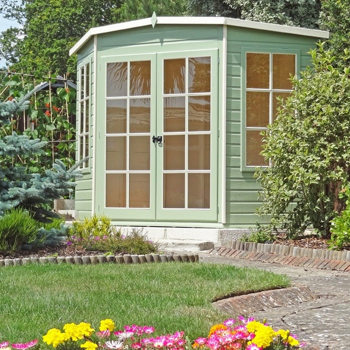 Loxley 7' x 7' Oxhill Corner Summer House | Sheds.co.uk